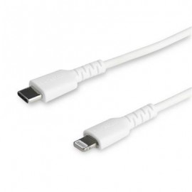 CABLE USB TIPO C A LIGHTNING STARTECH 1M BLANCO CERTIFICA RUSBCLTMM1MW