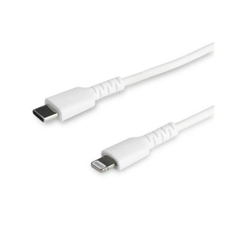 CABLE USB TIPO C A LIGHTNING STARTECH 1M BLANCO CERTIFICA RUSBCLTMM1MW