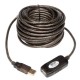 CABLE EXTENSION TRIPP LITE USB 2.0 MACHO A HEMBRA 4.8M U026-016