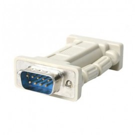 ADAPTADOR SERIAL DB9 STARTECH MODEM NULO MACHO A HEMBRA NM9MF