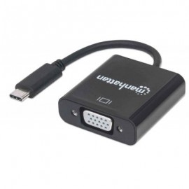 CONVERTIDOR MANHATTAN DE VIDEO USB-C a SVGA HEMBRA 151771