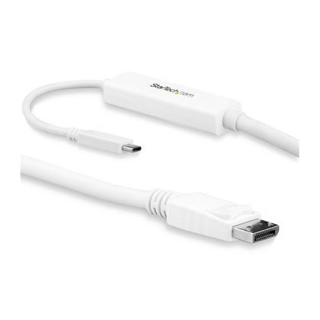 CABLE STARTECH DE 3M USB-C A DISPLAYPORT 4K BLANCO CDP2DPMM3MW