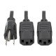 CABLE DE ALIMENTACION NEMA 5-15P IEC 60320 C13 6 FT 1.8MP006-006-2