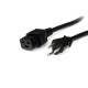 CABLE DE PODER STARTECH NEMA 5-15P A C19 2.44M NEGRO PXT515C198