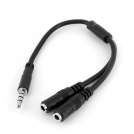 CABLE ADAPTADOR DIVISOR  DIADEMA MACHO A HEMBRA STARTECH MUYHSMFF