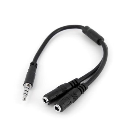 CABLE ADAPTADOR DIVISOR  DIADEMA MACHO A HEMBRA STARTECH MUYHSMFF