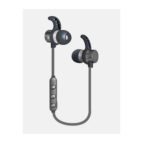 AUDIFONOS BLUETOOTH GINGA CHORME CONTROL VOLUMEN NEGRO GI18AUD01BT-GR