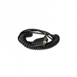 CABLE RS232 5V/HONEYWELL/ BLACK, DB9 FEMALE 3M COILED, 5V EXTERNAL POW