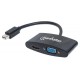 CABLE ADAPTADOR MANHATTAN MINI DISPLAYPORT A HDMI VGA 2-1 4K 152709