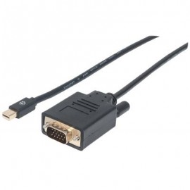 CABLE ADAPTADOR MANHATTAN MINI DISPLAYPORT A VGA 1.8M 152167