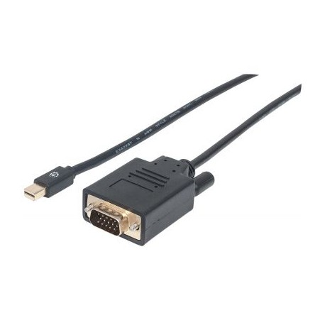 CABLE ADAPTADOR MANHATTAN MINI DISPLAYPORT A VGA 1.8M 152167