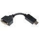 ADAPTADOR DE CLABLE DISPLAYPORT A DVI TRIPP LITE P134-000 15.2CM NEGRO