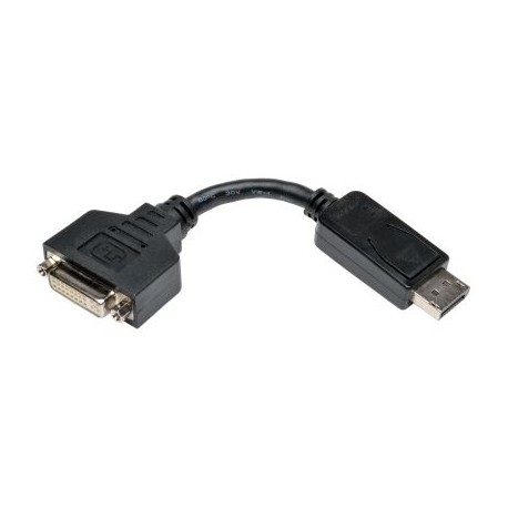 ADAPTADOR DE CLABLE DISPLAYPORT A DVI TRIPP LITE P134-000 15.2CM NEGRO