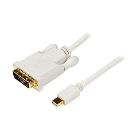 Cable 91cm MiniDisplayPort a DVI Pasivo Blanco  STARTECH MDP2DVIMM3W
