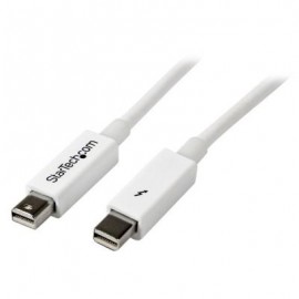 Cable 50cm Thunderbolt Blanco  Macho a Macho  STARTECH TBOLTMM50CMW
