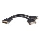 Cable DMS 59 LFH 59 Macho  a Dos DVI-I Hembra 8  STARTECH DMSDVIDVI1
