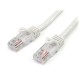 CABLE STARTECH 3M BLANCO RED 100MBPS CAT5E ETHERNET RJ45 SNAGLESS