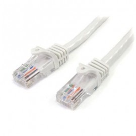 CABLE STARTECH 3M BLANCO RED 100MBPS CAT5E ETHERNET RJ45 SNAGLESS