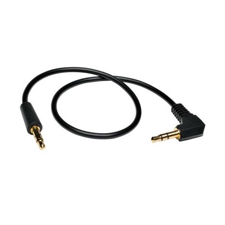 CABLE TRIPP LITE 3.5MM MACHO CLAVIJA EN ANGULO RECTO 1.83M NEGRO