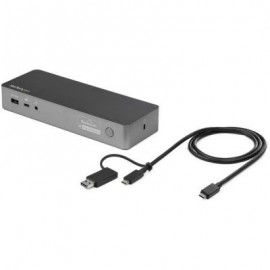 DOCKING STATION UNIVERSAL DE 4K DOBLE PARA LAPTOP USB-C