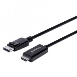 CABLE DISPLAYPORT A HDMI MANHATTAN MACHO-MACHO 4K 3M 153218