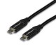 CABLE STARTECH USB C MACHO A USB C MACHO 2M NEGRO USB2C5C2M