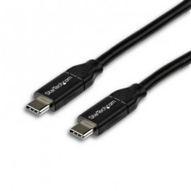 CABLE STARTECH USB C MACHO A USB C MACHO 2M NEGRO USB2C5C2M