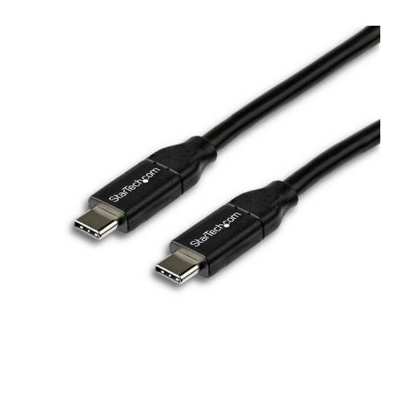 CABLE STARTECH USB C MACHO A USB C MACHO 2M NEGRO USB2C5C2M