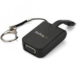 ADAPTADOR PORTATIL USB-C A VGA LLAVERO ENGANCHE RAPIDO 1080P