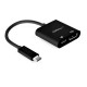 ADAPTADOR DE VIDEO USB-C A DISPLAYPORT CON PD 8K 30HZ HB