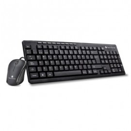 KIT TECLADO Y MOUSE TECHZONE TZ19COMB01-LA NEGRO