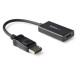 ADAPTADOR DISPLAYPORT A HDMI STARTECH CON HDR 4K 60HZ NEGRO DP2HD4K60H