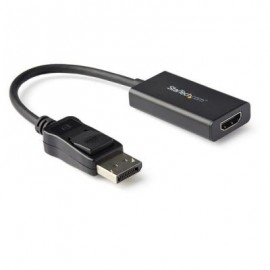 ADAPTADOR DISPLAYPORT A HDMI STARTECH CON HDR 4K 60HZ NEGRO DP2HD4K60H
