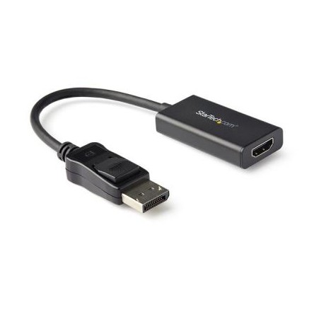 ADAPTADOR DISPLAYPORT A HDMI STARTECH CON HDR 4K 60HZ NEGRO DP2HD4K60H