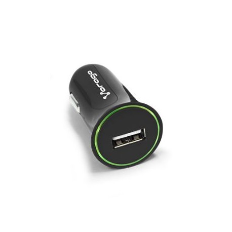 CARGADOR PARA AUTO VORAGO 1 PUERTO USB NEGRO BLISTER AU-101 -BK