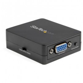 ADAPTADOR DE VIDEO COMPUESTO STARTECH S-VIDEO A VGA 1080P VID2VGATV3
