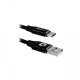 CABLE USB A TIPO C MOBIFREE 1M USB 2.0 USB C M/M 1 M NEGRO MB-923637