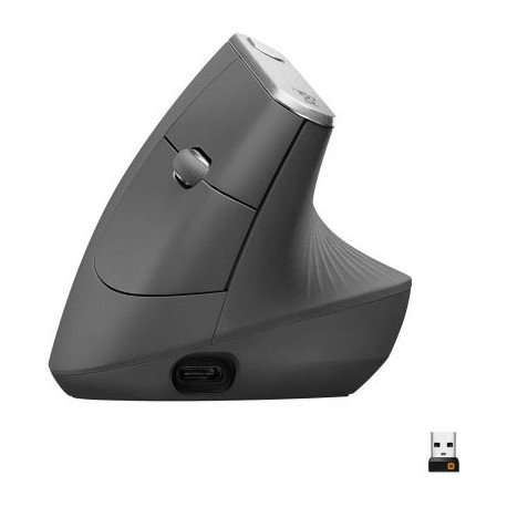 MOUSE VERTICAL LOGITECH MX GRIS INALAMBRICO 4000 DPI 910-005447