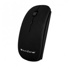 MOUSE INALAMBRICO TECHZONE RECARGABLE 800DPI USB NEGRO TZ18MOU01INA