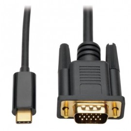 CABLE ADAPTADOR USB 3.1 USB-C VGA M/M THUNDERBOLT 3 1080P 0.91 M