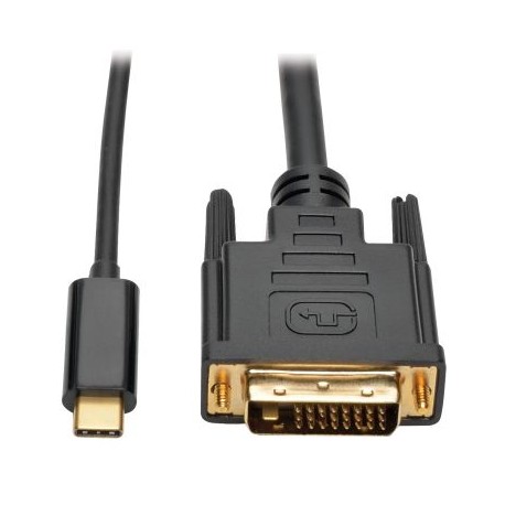 CABLE ADAPTADOR DE USB 3.1 USB-C A DVI M/M THUNDERBOLT 0.91 M