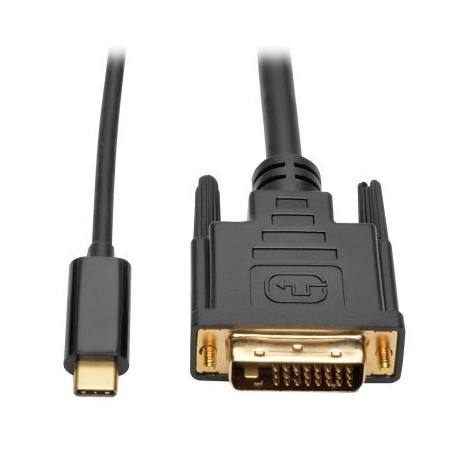 CABLE ADAPTADOR USB 3.1 USB-C DVI M/M THUNDERBOLT 3 1080P 1.83 M