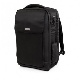 BACKPACK NEGRA DE 17" RANURA PARA CANDADO DE SEGURIDAD
