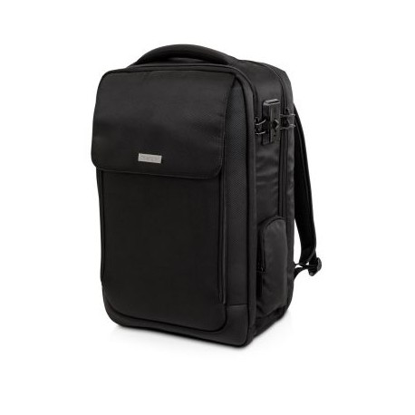 BACKPACK NEGRA DE 17" RANURA PARA CANDADO DE SEGURIDAD