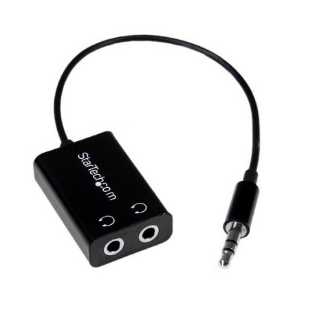 Adaptador Splitter  Audifonos 2x Mini Jack 3.5mm  STARTECH MUY1MFFADP