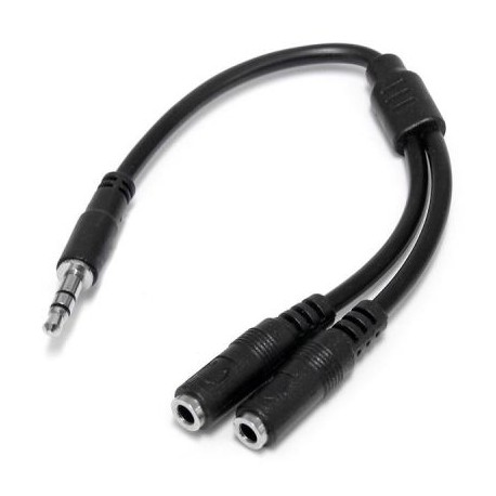 Divisor Cable Estereo P/Audifonos Splitter Y M a 2xH STARTECH MUY1MFFS