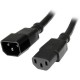 Cable 1.8m  PC  Extensor C14 aC13 Calibre 14AWG  STARTECH PXT100146