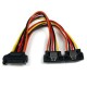 CABLE DIVISOR SATA SPLITTER LATCH 2X HEMBRA 0.15M  STARTECH PYO2LSATA