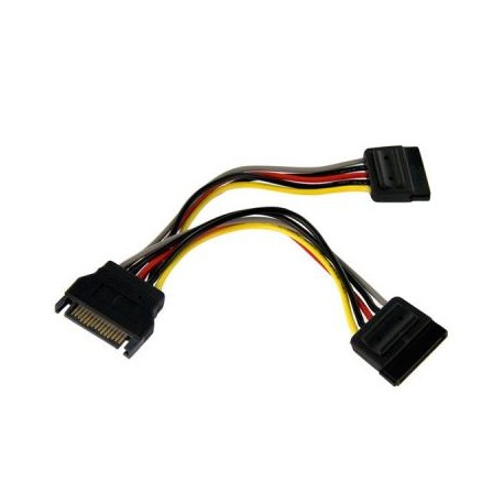 Cable  Bifurcador SATA  0.15m Divisor Alimentaci¢n  STARTECH PYO2SATA