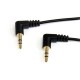 Cable 0.9m Audio  Estereo Conector Angulo 3.5mm  STARTECH MU3MMS2RA